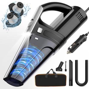 DRECELL Portable Car Vacuum with 7000PA Suction