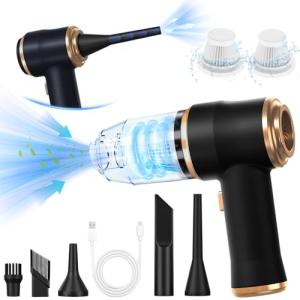 BELIBUY Portable Mini Car Vacuum Cleaner and Duster