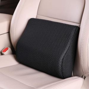 Memory Foam Lumbar Support Pillow - Lower Back Support Cushion for Car Seat