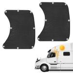 2Pcs Semi Trucks Window Shades, Side Window Sunshade for Truck with Suction Cups, 20"x23" for Volvo VNL, International Trucks, Freightliner Semi-Trailer Sunshade Accessories