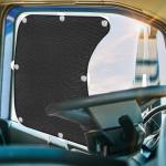 2Pcs Semi Trucks Window Shades, Side Window Sunshade for Truck with Suction Cups, 20"x23" for Volvo VNL, International Trucks, Freightliner Semi-Trailer Sunshade Accessories