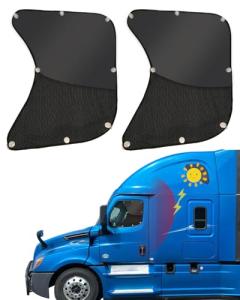 Side Window Sun Shade for Semi Truck Freightliner Volvo VNL International Trucks RV Accessories, Sunshade UV Protection, Keep Interior Cool