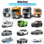 Semi-Truck Sun Shade for Windshield and Side Window | 300T High Density UV Protection Sunshade Reflects 98% UV,Semi Trucks Shade Accessories,Best for Semi, Commercial, RV & Big Truck