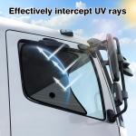 2 Pack 23.6x21.6inch Side Window Sun Shade Foldable for Freightliner Semi Truck