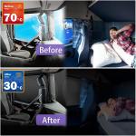 For Cascadia Semi Truck Large Windshield & Side Windows Sun Shade UV Block Cover