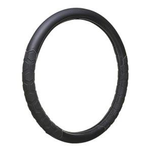Truck Tuff Heavy-Duty Steering Wheel Cover, Durable Cover for Truck Steering Wheels — Black