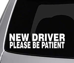 Seek Racing New Driver Decal CAR Truck Window Sticker Student Driver