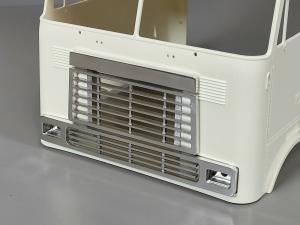 Aluminum Front Air Grill Guard Plate Tamiya R/C 1/14 Globeliner Semi Truck