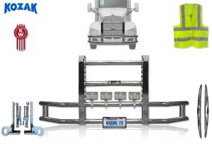 Full Bumper Grille Deer Brush Moose Guard Kenworth T660 Semi Truck
