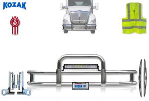 Front Bumper Grille Deer Brush Moose Guard Kenworth T680 2011-2020 Semi Truck