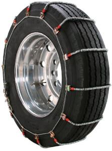 SCC TA1943 Alloy Radial Heavy Duty Truck Singles Tire Traction Chain - Set of 2