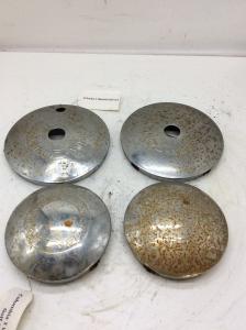Columbia Chrome Silver Wheel Hub Cap Cover Set 1985 Par Car 3 Wheel Complete OEM