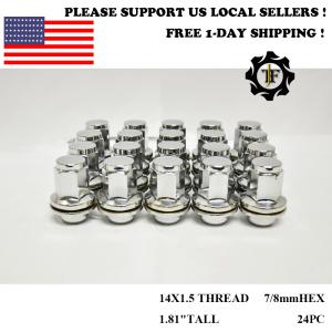 24PC 14X1.5 FOR INFINITI QX56 2011-2013 1.86'' TALL FACTORY OEM CHROME LUG NUT