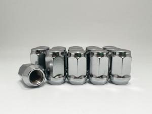 20pc Fits Ford Chrome ¾" Hex Conical Seat 1/2-20 Wheel Lug Nuts Bulge Acorn