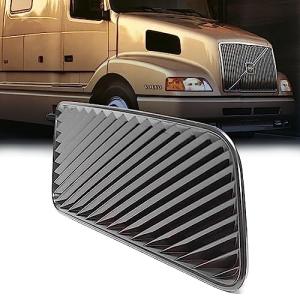 TORQUE Replacement Side Hood Air Intake Grill Grille for 1996-2003 Volvo VNL VN & 1998-2015 VNM Semi Trucks Black (TR015)