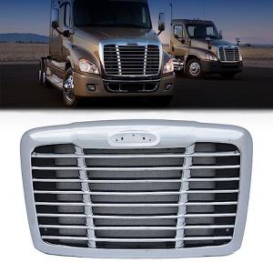 TORQUE Replacement Chrome Grill Grille for 2008-2017 Freightliner Cascadia Trucks with Bug Screen (TR032)