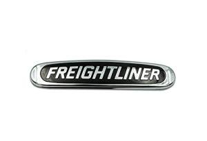 Kozak Replacement Hood Grille Freightliner Cascadia Emblem Logo Name Plate - Black with Chrome - Fits Freightliner Cascadia Semi Trucks 2018 and Newer Models. 22-57546-000