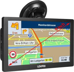 9"GPS Semi Truck Commercial Driver Big Rig Accessories Navigation System Trucker