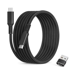 Basesailor for Samsung S25 Charger Cable 10FT,USB C to USBC Cord 100W with USB Adapter,Fast Power Delivery Car Charging Cord for Galaxy S24 S23,Z Flip Fold,A74 A73 A55 A54,iPhone 17 16 15 Pro Max
