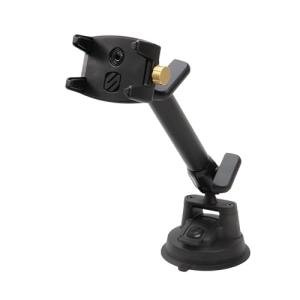 SCOSCHE BMG1WD2HD HDGrip™ XL Heavy Duty, Extra-Strong Suction Cup Cell Phone Mount, Long Arm Windshield/Dashboard Phone Holder with Anti-Shake Stabilizer for iPhone, Android Smartphone, Car, Truck