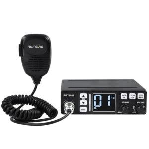 Retevis MB3 Dual-Mode AM/FM CB Radio, Public Address (PA) Function, Automatic Noise Limiter, 40-Channel Fixed-Mount, Easy to Operate, External Speaker Jack for Truckers Long Range