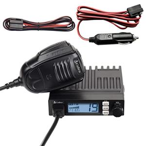 Cobra 19 MINI AM/FM Recreational CB Radio - Dual-Mode AM/FM, 40 Channels, Travel Essentials, Time Out Timer, VOX, Auto Squelch, Auto Power, Instant Channel 9/19, 4-Watt Output, Easy to Operate, Black