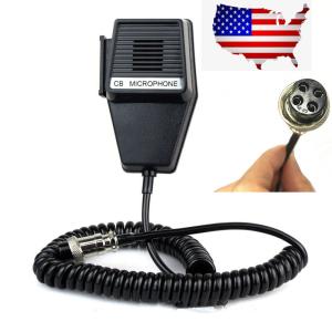 CM-4 4 pin Dynamic voice coil CB RADIO Microphone For Cobra Galaxy CB Radios MIC