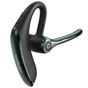 Bluetooth Headset - Wireless Bluetooth Earpiece Trucker Headset with mic Earbuds for Work Phone Case Office Phones Built-in Microphone Headphones Manos Libres Noise Cancelling