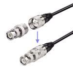 Bingfu 27MHz CB Radio Antenna PL259 & BNC Male Magnetic Base Compatible with Cobra Midland Uniden Maxon President Vehicle Car Truck Mobile Handheld CB Radio