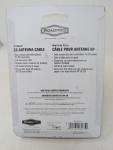 NEW Roadpro RP-8X12CL Clear 12' CB Radio Antenna with Mini-8 Coax Cable (3.6m)