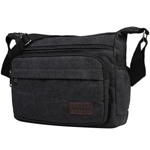 JAKAGO 13-Inch Multi-Pocket Crossbody Bag