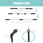 XFentech Adjustable Eyewear Retainer Set - 2 Pcs