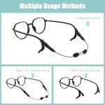 XFentech Adjustable Eyewear Retainer Set - 2 Pcs