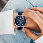 Tommy Hilfiger Blue Silicone Quartz Watch for Men