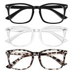 Fashionable Blue Light Blocking Glasses - 3 Pack