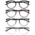 Stylish 4-Pack Met Reading Glasses Set