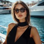 Unisex UV400 Polarized Retro Sunglasses in Black