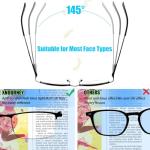 3 Pack Stylish Blue Light Blocking Glasses for Men