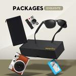 Unisex UV400 Polarized Retro Sunglasses in Black