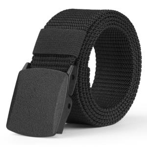 Aomig Adjustable No Holes Golf Belt for Men