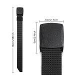 Heshebuy 2-Pack Nylon Canvas Belts for Outdoor Fun