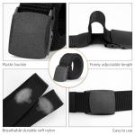 Aomig Adjustable No Holes Golf Belt for Men