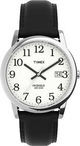 Timex Classic Men's Watch with Black Leather Strap