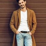 Men's Elastic Braided Belt Set - Black & Brown