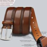 DOOPAI Men's Genuine Leather Dress Belt