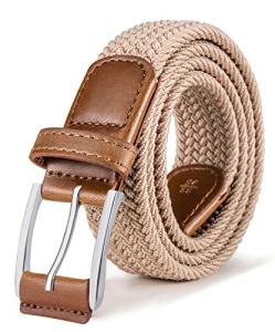 BULLIANT Men's Stretch Woven Casual Belt
