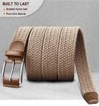 BULLIANT Men's Stretch Woven Casual Belt