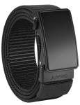 JUKMO Men's Adjustable Nylon Ratchet Belt - Black