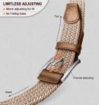 BULLIANT Men's Stretch Woven Casual Belt