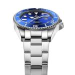 Stylish Minimalist Waterproof Men's Watch - Silver Blue